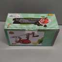 Apple Peeler Corer, Long lasting Chrome Cast Magnesium Alloy Apple Peeler Slicer Corer with Stainless Steel Blades and Powerful Suction Base for Apples and Potato(Red)