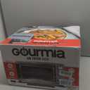 Gourmia Air Fryer Toaster Combo - 6-in-1 Multi-function Countertop Oven Adjustable Temperature & Timer, Fry Basket, Baking Pan, Oven Rack & Pullout Crumb Tray, Stainless Steel