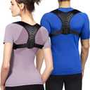 Posture Corrector for Women, Back Straightener for Men, Upper Back Support Brace, Adjustable Shoulder Corrector for Improving Back and Neck Posture Relief Pain