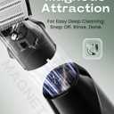 Beard Trimmer for Men, Body Hair Trimmer & All-in-One Grooming Kit with Dual-Sided Blade for Beard Shaping and Edge Trimming, Magnetic Detachable Heads, IPX7 Waterproof Wet and Dry Shaver