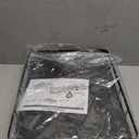 Lyellfe Dish Drying Rack, Rust-Proof Dish Drainer with Drainboard Utensil Cup Holder, Black Iron Dish Rack and Drainboard Set for Kitchen Counter, Over The Sink