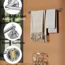 Towel Bar 24inch, Stainless Steel Bathroom Towel Rack Wall Mounted, Heavy Duty Towel Rod, Towel Holders for Bathroom, Kitchen (Chrome)