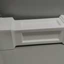 Mayne Dover Single Arm Mail Post - White - 25.5in x 8in x 56.5in - Standard Post, Arm & Hardware Kit Included (5810-W)