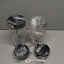 Blender Cups Replacement Parts For ninja,2-Pack 24oz Blender Cups with Sip & Seal Lids,7 fins Blender Replacement blade Compatible with Ninja BN401 BN751 BN801 BL480-30 BL642-30 BL682 BL687 NN102