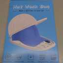 Eiito Hat Washer Cage Hats Cleaner, 4Pcs (2 Cages + 2 Bags) Hat Washer for baseball caps for Washing Machine or Dishwasher, Ball Cap Washers Frame for Flat & Curved Hats, White