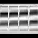 HVAC Premium 22 x 18 Duct Opening Steel Return Air Filter Grille, for 1-inch Filter, Removable Door, Flat Stamped HVAC Vent Cover Grille, Outer Dimensions 24.5 x 20.5