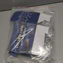 150 LED Christmas Icicle Lights with Snowflakes, Hanging Snowflake Light with 8 Modes, Connectable Warm White Icicle Lights for Outside, Roof, Window, Holiday Party Decor