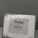 Bare Home King Sheet Set - 1800 Ultra-Soft Microfiber King Bed Sheets - Double Brushed - Deep Pockets - Easy Fit - 4 Piece Set - Bedding Sheets & Pillowcases (King, White)