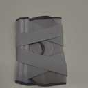 JOMVD Knee Brace for Knee Pain, Meniscus Tear, Adjustable Knee Support with Side Spring Stabilizers for ACL,Meniscus Tear, Arthritis, Patella Stability, Knee Pain Relief, Women and Men,Large (Gray)