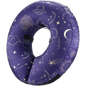 BENCMATE Inflatable Dog Cone Collar Alternative, Soft Dog Cone for Dogs and Cats, Neck Recovery ECollar Donut Collar After Surgery, Medium+