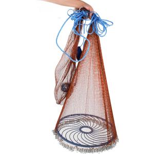 Alvinlite Cast Net for Bait Trap Fish 8ft 10ft 12ft 14ft 16ft Radius Fishing Cast Net Throw Cast Net with Heavy Duty Zinc Sinker for Freshwater and Saltwater ([IMAGE])