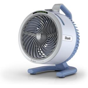 Shark FlexBreeze HydroGo FanUltra-powerful portable fan with indoor + outdoor mist. Corded & cordless, long lasting battery, 5 speeds, evaporative misting, Glacier. FA052BL