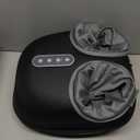 Medcursor Foot Massager with Heat - Shiatsu Feet Massage Machine Delivers Relief for Tired Muscles & Plantar, Deep Kneading Therapy, Multi-Level Settings for Home, Office Use, Size up to 13" (Matte Black)