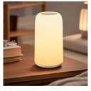 Touch Table Lamp, RGB Mode 3 Way Dimmable LED Lamp for Bedroom, Multi-Color Smart Nightstand Bedside Lamp Nursery Night Light for Living Room Home Gifts