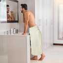 Utopia Towels Luxurious Jumbo Bath Sheet 2 Piece, 600 GSM, 35 by 70 Inches, 100% Ring Spun Cotton, Highly Absorbent and Quick Dry Extra Large Bath Towel, Super SoftTowel, Ivory