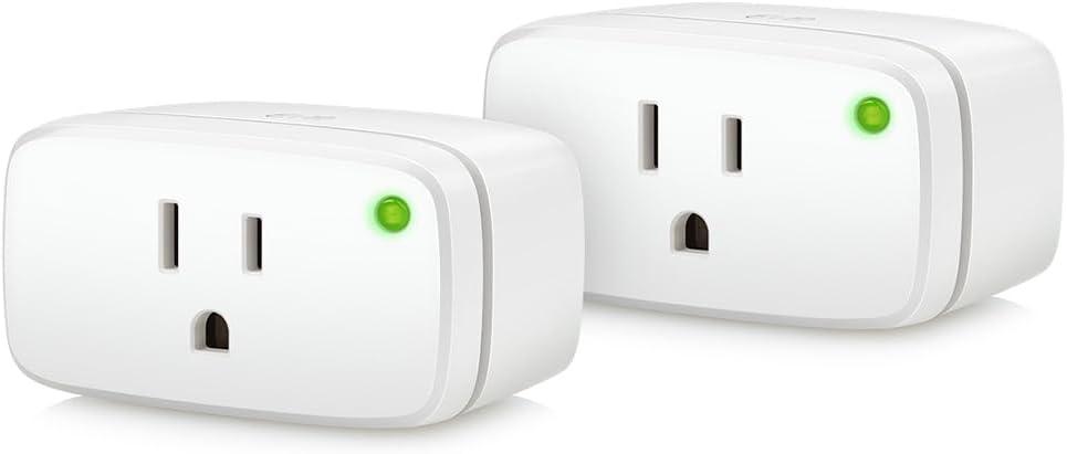 Eve Energy (Matter) 2 Pack Smart Plug, App and Voice Control, 100% Privacy, Matter Over Thread, Works with Apple Home, Alexa, Google Home, SmartThings, Requires Thread Border Router