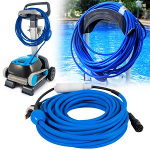 9995862 18M DIY Cable & Swivel 2 Wire Replacement Parts for Dolphin Pool Cleaners M200, Nautilus CC Plus, Maytronics 9995862-DIY