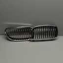 E92 Grille - Black Kidney Single slats Grill Compatible With 2010 2011 2012 2013 BMW E92 E93 LCI Coupe 320i 328i 335i,ABS Gloss Black Kidney Grill