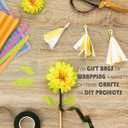 Flexicore Packaging| Gift Wrap Tissue Paper|15"x20"|100 Count (Lime Green, 100 Sheets) (Dandelion Yellow)