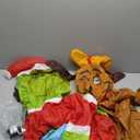 4 FT Christmas Inflatable Xmas Thief with His Dog, Christmas Blow Up Yard Decorations with Built-in LED Lights for Outdoor Garden Holiday Party Decor