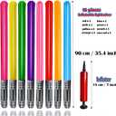 smilixin 17 Pieces Inflatable Light Saber Sword Toys,Inflatable lightsaber Swords for Star Wars Themed Party,Inflatable Sword Toys Party Bags Stocking Stuffers for Kids Cosplay Party Favors(8 Colors)
