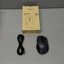 TECKNET Wireless Mouse (BT5.0/3.0 & 2.4G) Rechargeable 4800 DPI Silent USB A & Bluetooth Mouse 6 Buttons, Wide Compatibility - Grey