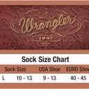 Wrangler mens Riggs Men's Non-binding Boot Work Cotton Cushion Smooth Toe Socks 4 Pair Pack (White)
