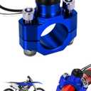 JFG RACING CNC Dirt Bike Engine Stop Start Kill Switch Button CNC with Mounting Backplate Universal for YZ YZF WR TW TTR 125 150 200 250 350 450 660 - Blue