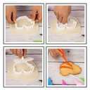 2 x Mostop 3D Cookie Cutter with Baby Letter Stampers Baby Shower Cake Mold Fondant Decorating Tools DIY Mold for Sugar Craft Baking Mould Kids' Birthday Party Kitchen Tools