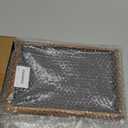 Oirlv Wood Flat Jewelry Tray Stackable Jewelry Drawer Organizer Showcase Jewelry Holder(Grey)