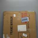 Bathroom Mirror for Wall, Black Bathroom Vanity Mirror for Over Sink 30 x 30, HD Reflection Shatterproof Square Mirror for Living Room Bedroom Entryway, Metal Frame