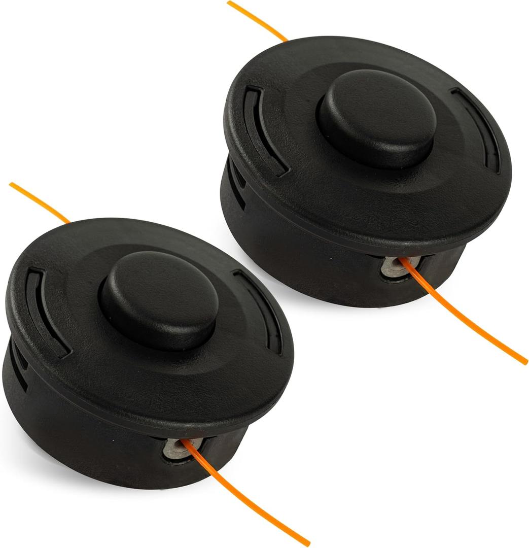 BlueStars 2 Pcs 25-2 Trimmer Head 4002 710 2191 - Compatible with Stihl FS55 FS55R FS56 FS56RC FS70 FS70R FS80 FS85 FS90 FS90R FS91R FS94R FS100RX FS110 FS111R FS111RX FS120 Weed Eater 4002 710 2108