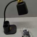 LED Desk Lamp with USB Charging Port Touch Control 3 Color Modes, Stepless Dimming,Eye-Caring LED Table Lamp for Home,Office,Bedroom,Reading,Work,Study,Gooseneck Lamp, 5V, 2.4A (Black)