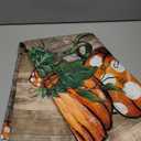 Horaldaily Fall Tablecloth 60104 Inch Rectangular, Thanksgiving Autumn Harvest Orange Wood Plank Grain Pot Pumpkin Table Cover for Party Picnic Dinner Decor (Brown)