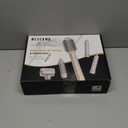 MESCOMB Upgraded 5 in 1 Hot Air Styler  110,000 RPM Hair Dryer Brush with Automatic Curling Barrel, Volumizer for Curl, Smooth & Blowout, Anti-Frizz & No Heat Damage (Champagne)