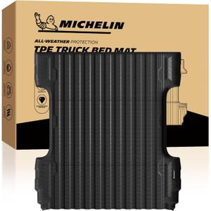 Michelin Truck Bed Mat for 2007-2018 Chevy Silverado/GMC Sierra 1500 5.8 FT / 69.3" (2007 New Body Only), All-Weather Truck Bed Liner, Custom Fit, Durable TPE, Bedliner, Non-Slip