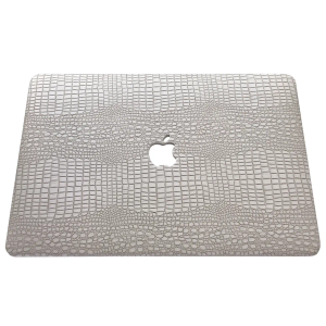 DTangLsm for Crocodile MacBook Air 13 inch Case 2025 2024-2022 M4 A3240 M3 A3113 M2 A2681, Crocodile Skin Alligator PU Leather Hard Shell Cover for MacBook Air 13.6 inch 