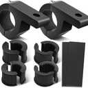 Nilight - 90027B 2PCS LED Light Bar Horizontal Bar Clamp Mounting Kit Fit on 0.75" 1" 1.25" Bull Bars Roof Racks Roll Cages for ATV UTV and Trucks, Black