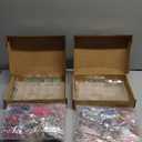 Bright Creations Letter Wax Stamp Beads Kit, Octagon (48 Colors, 1310 Pieces), 2 Pcs