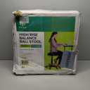Gaiam Balance Ball Chair Stool, Half-Dome Stability Ball Adjustable Tall Office