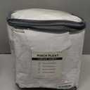 Linen Pinch Pleated Curtains Blackout 100% Black Out Curtains 102 Inches Long 2 Panels with Hooks, Thermal Insulated Pinch Pleat Drapes for Bedroom, 40Wx102L, Natural White