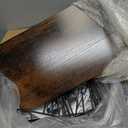 WDT 3 Tier Rolling Carts with Wheels, Heavy Duty Rolling Utility Cart with Wood Tabletop, Commercial Grade Metal Cart with Handle and Hooks, NSF Storage Serving Carts for Kitchen Island, Wood+Metal