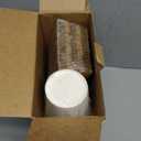 RACETOP 12 oz 50 pack Disposable Paper Coffee Cups with Lids and Sleeves (White)