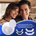 Temporary Veneers Kit for Women and Men, Tooth Replacement Kit, Nature and Comfortable (1 Count (Pack of 1), Unflavored)-NN03