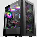 Computer Case. Product specification - Case size: 14.8 × 7.9 × 17.8 inch Hard disk bay: 2×HDD, 1×SD . Includes 6 × 120 mm fans