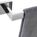 KOKOSIRI 36-Inch Single Towel Bar, Bathroom Kitchen Towel Holder, Wall Mounted SUS304 Stainless Steel Towel Rack, Polished Chrome, B4003CH-L36