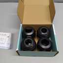 Child Safety Door Knob Cover (4 Pack) HardtoRemove DualLock Door Handle Covers for Kids  Reusable Baby Proof Door Knob Locks  Installs Easily, No Tools Needed (Black)