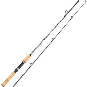 Sougayilang Spinning & Casting Rods, Strong Carbon&Glass Composite Fishing Rod with Stainless Steel Line Guides for Bass, Trout, Panfish, Catfish (6'0" M- M Fast- 2piece)