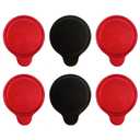 MAG Ferrite Kit  6 Round Units for Biomagnetic Therapy 5200 Gauss  Dr. Goiz (RED - BLACK)