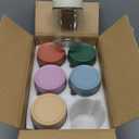 Overnight Oats Containers with Lids 16 oz Glass Jars 6 Pack Glass Mason Jars with Airtight Lids, Perfect for Oats, Yogurt, Chia Pudding